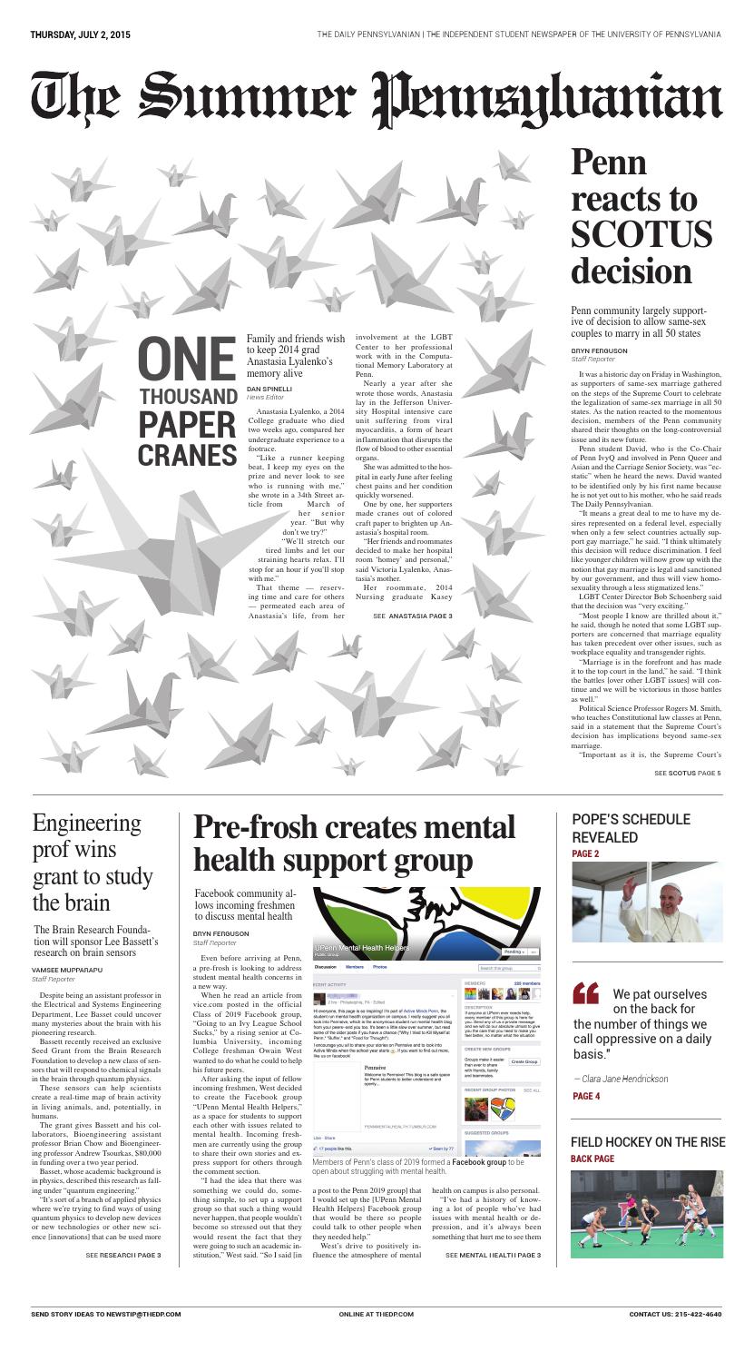 July 2, 2015 by The Daily Pennsylvanian Issuu