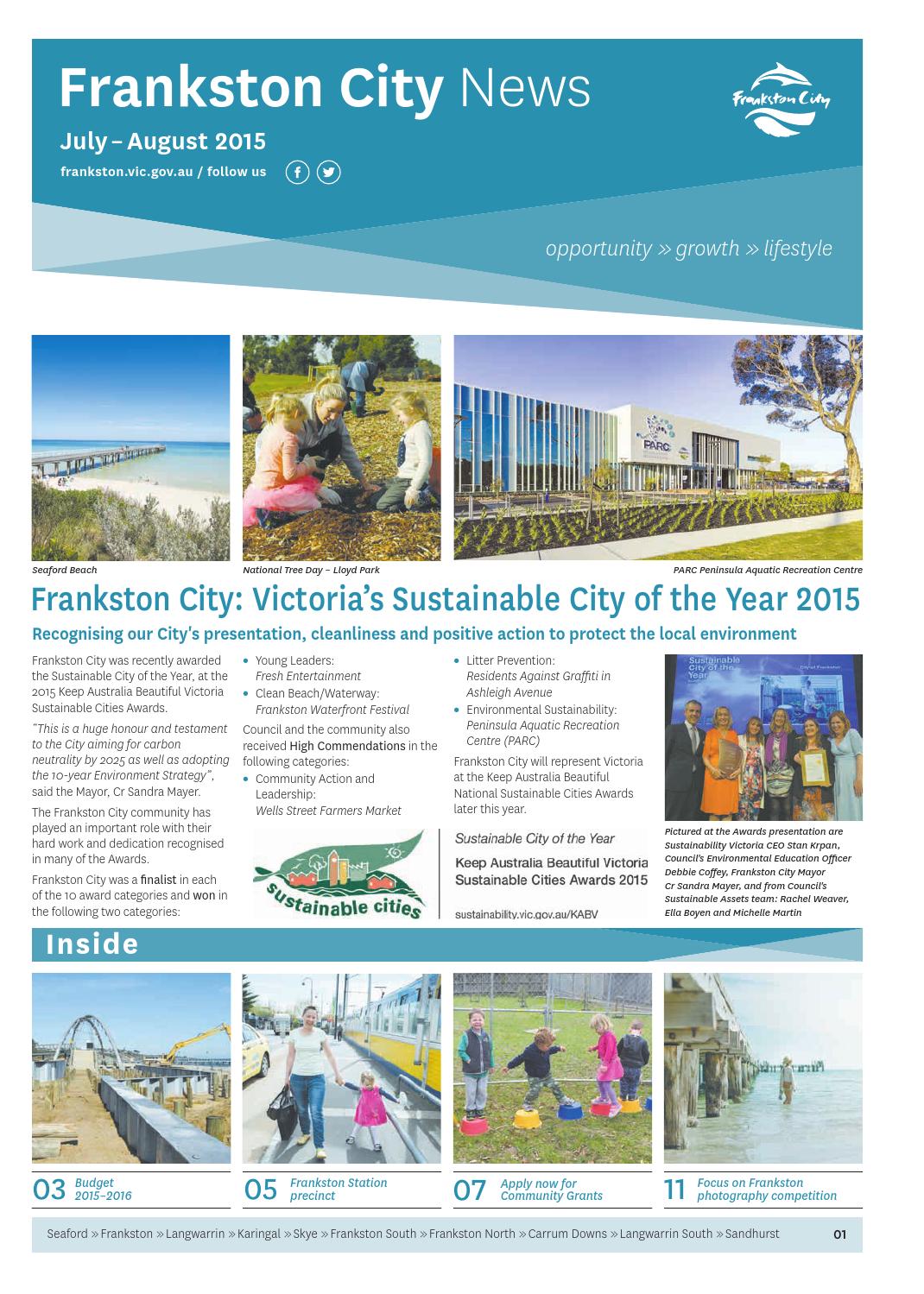 Frankston City News July August 2015 by Frankston City News Issuu