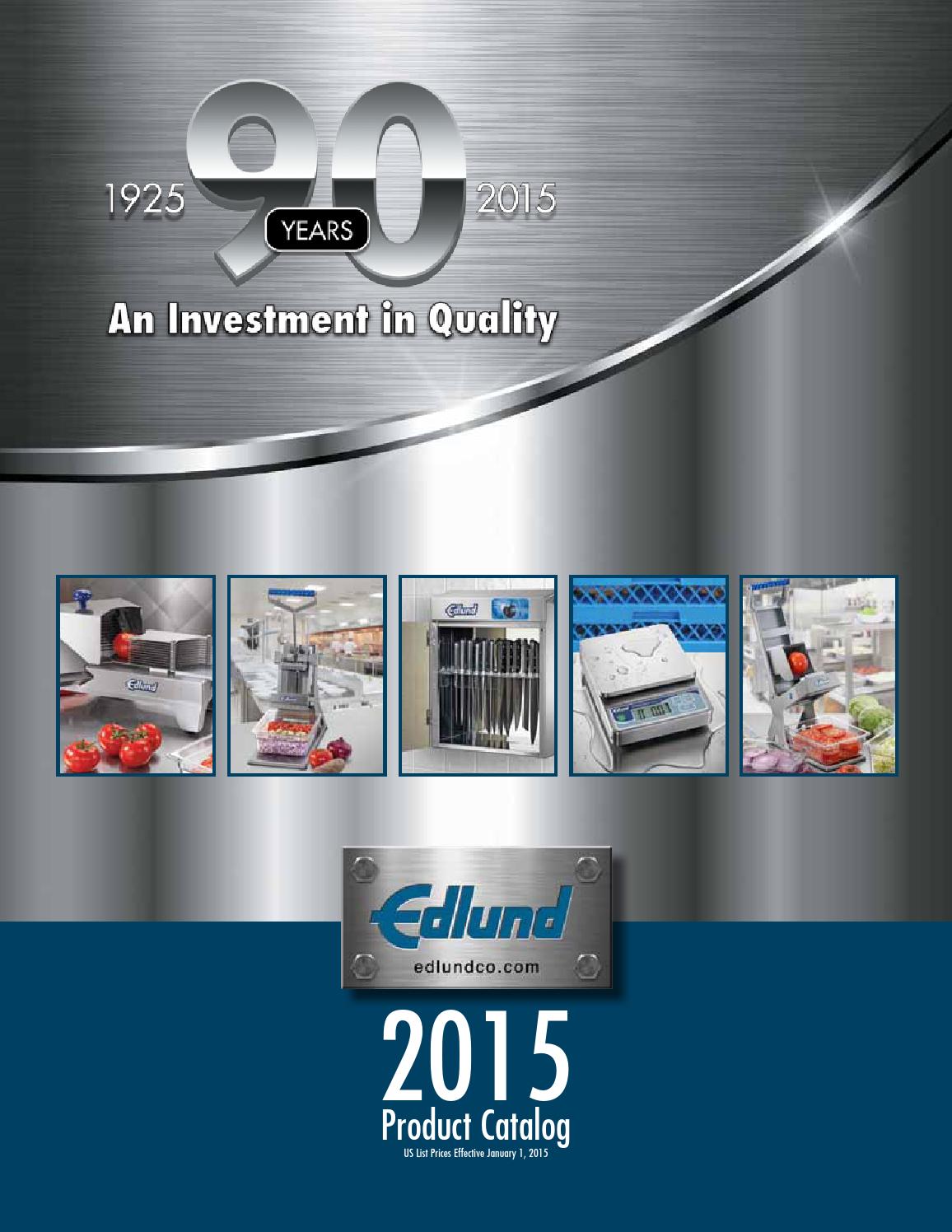 Edlund Catalogue 15 By Equipando Com Issuu