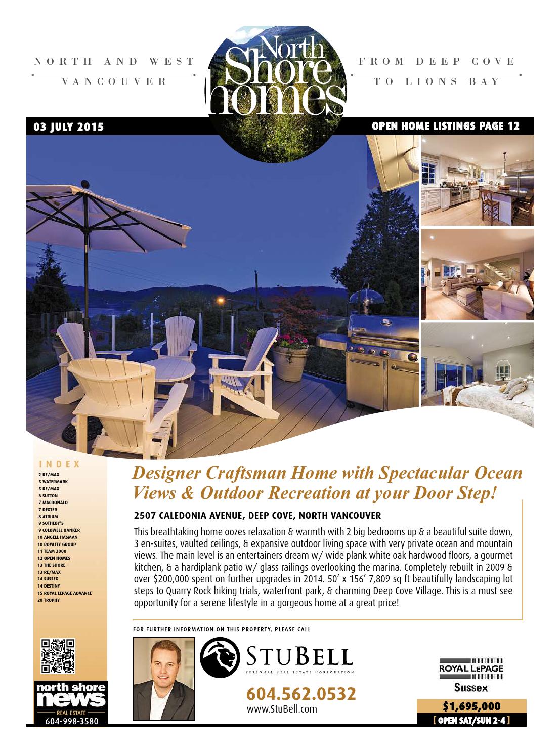North Shore Homes Real Estate July 3 2015 by North Shore News Issuu
