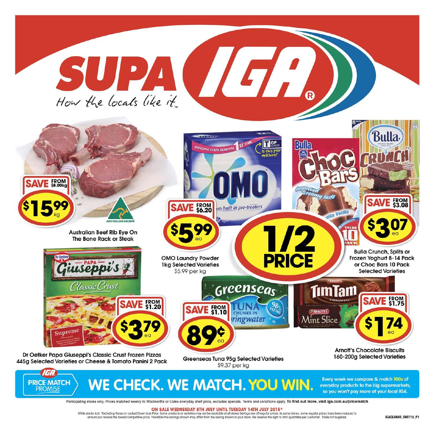 Supa IGA Catalogue 714th July 2015 by Echo Publications Issuu