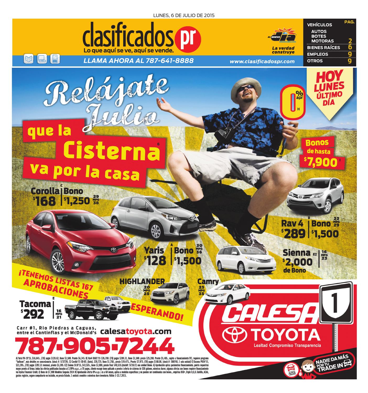 ClasificadosPR 07 06 2015 by Issuu