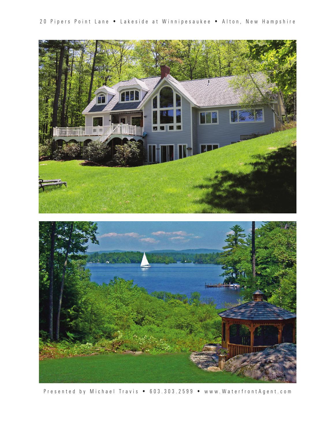Lake Winnipesaukee Waterfront with Park Like Setting, 20 Pipers Point