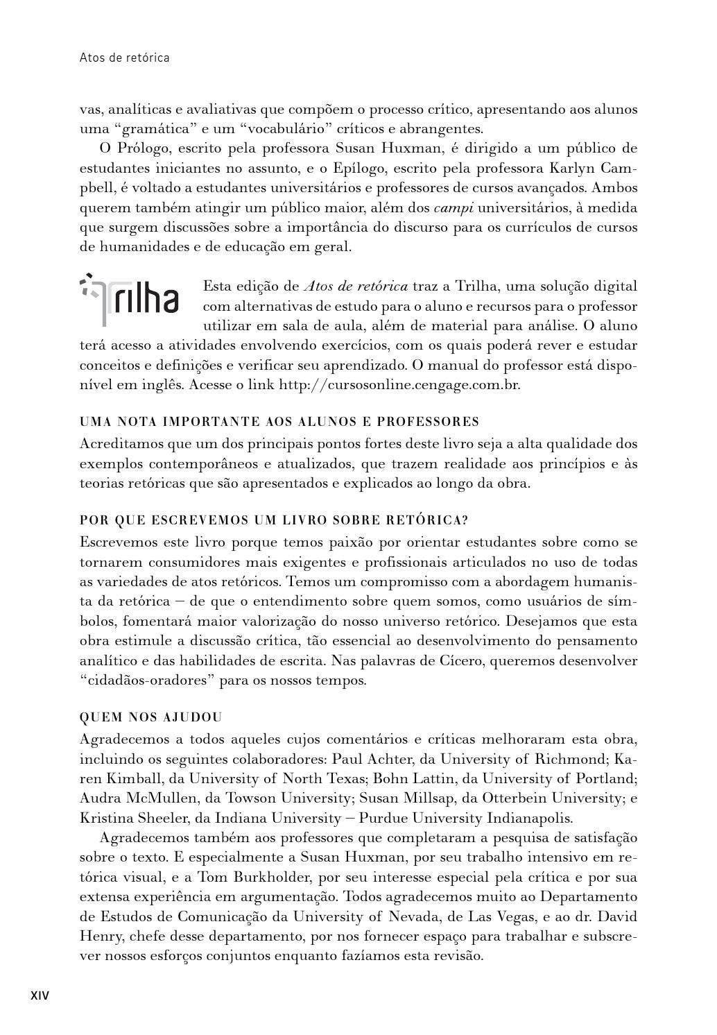 Atos de retórica. Para pensar, falar e escrever criticamente. by ...