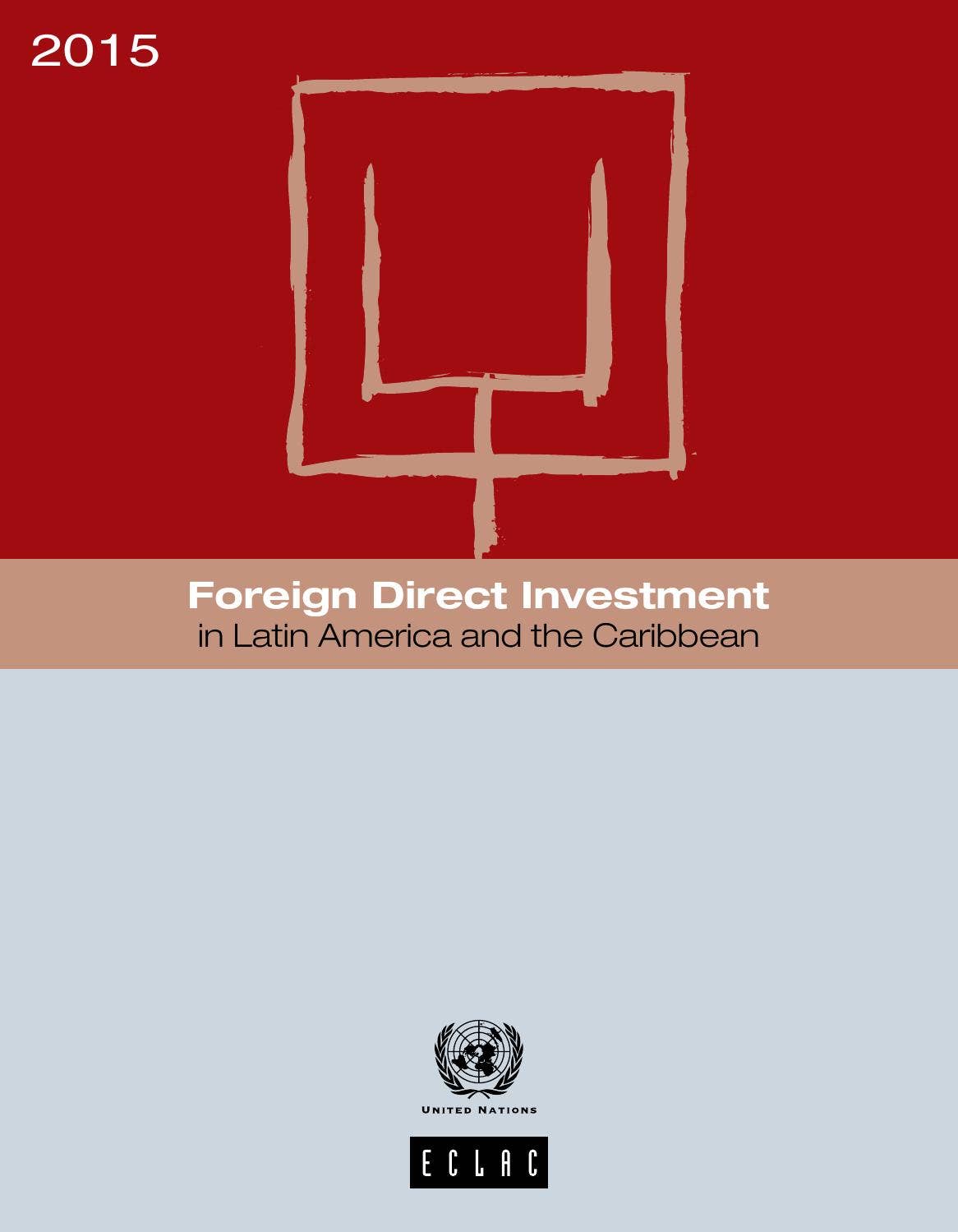 Foreign Direct Investment in Latin America and the Caribbean 2015 by ...
