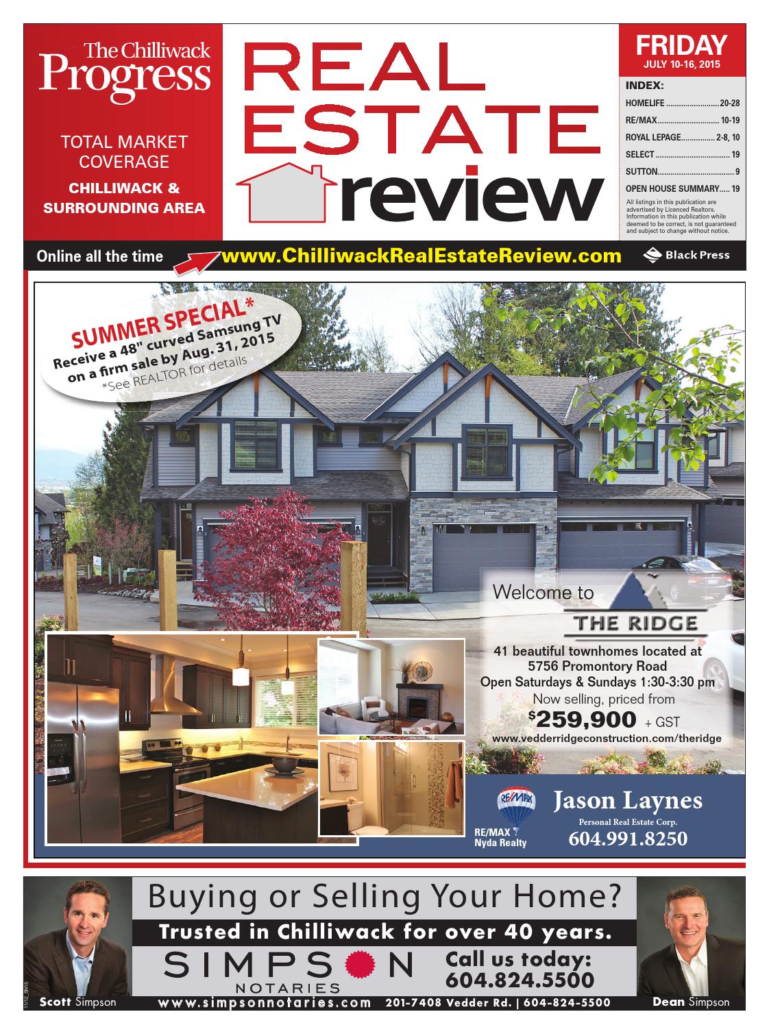 Real Estate Guide July 10, 2015 by Black Press Media Group Issuu