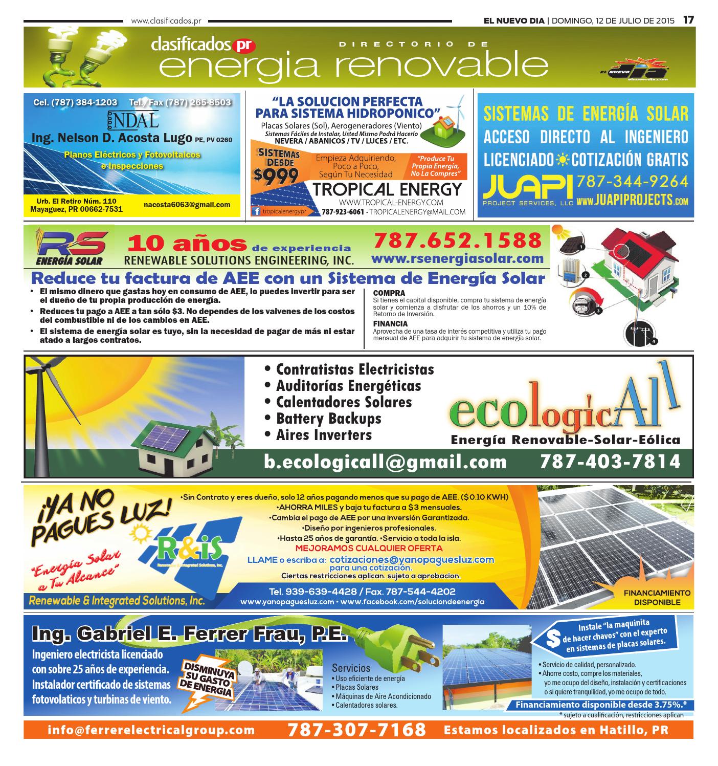 ClasificadosPR 07 12 2015 by Issuu