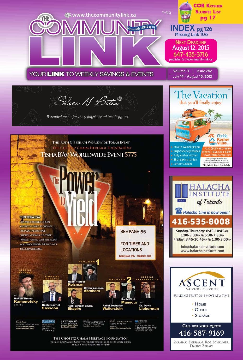 Issue 242 | Jul 14 - Aug 17 by The Community Link - Issuu