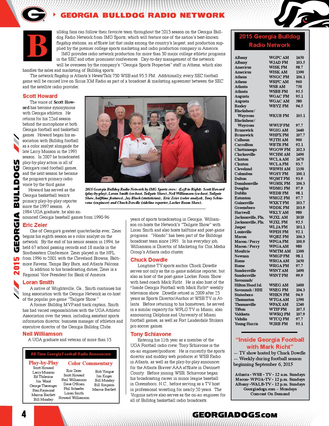 2015 university of georgia football media guide by georgia bulldogs athletics issuu