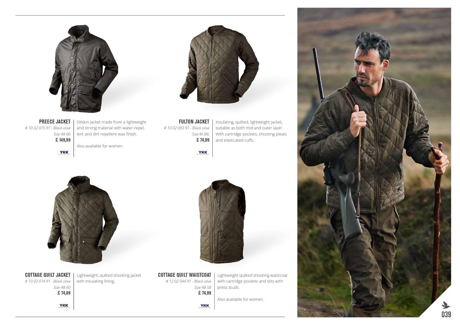 Seeland Cottage Quilt waistcoat Black olive Seeland Cottage Quilt waistcoat Black olive