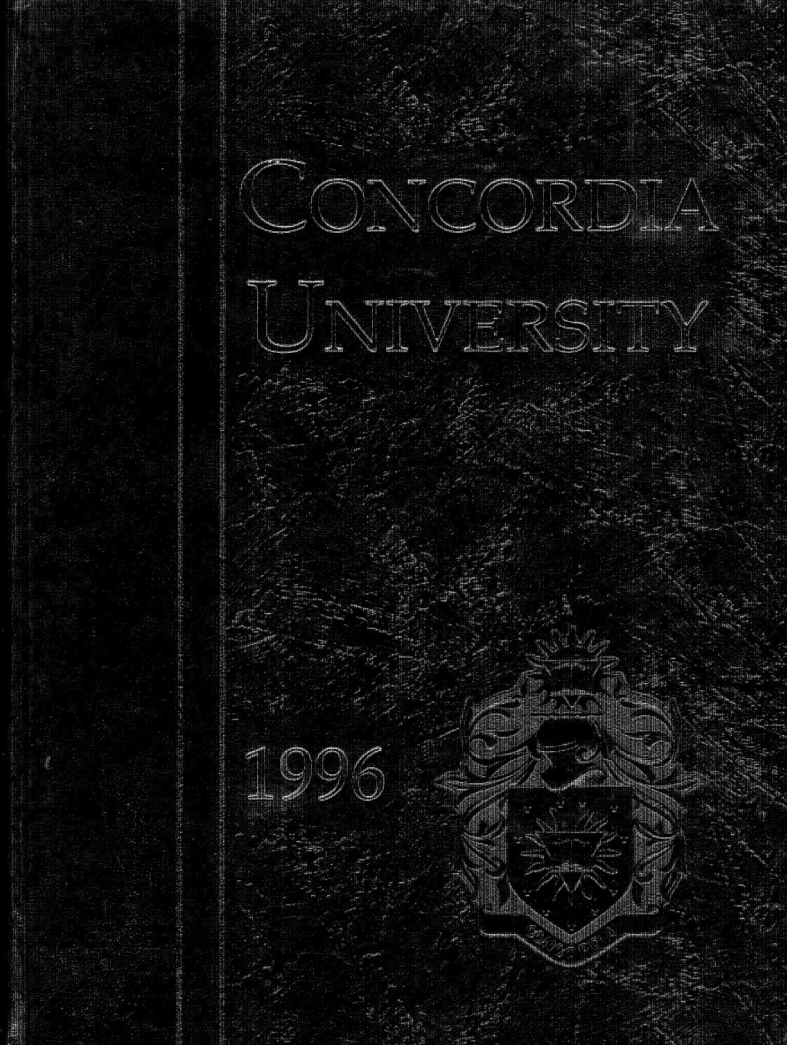 Concordia University Yearbook, 1996 by Concordia University Advancement Issuu