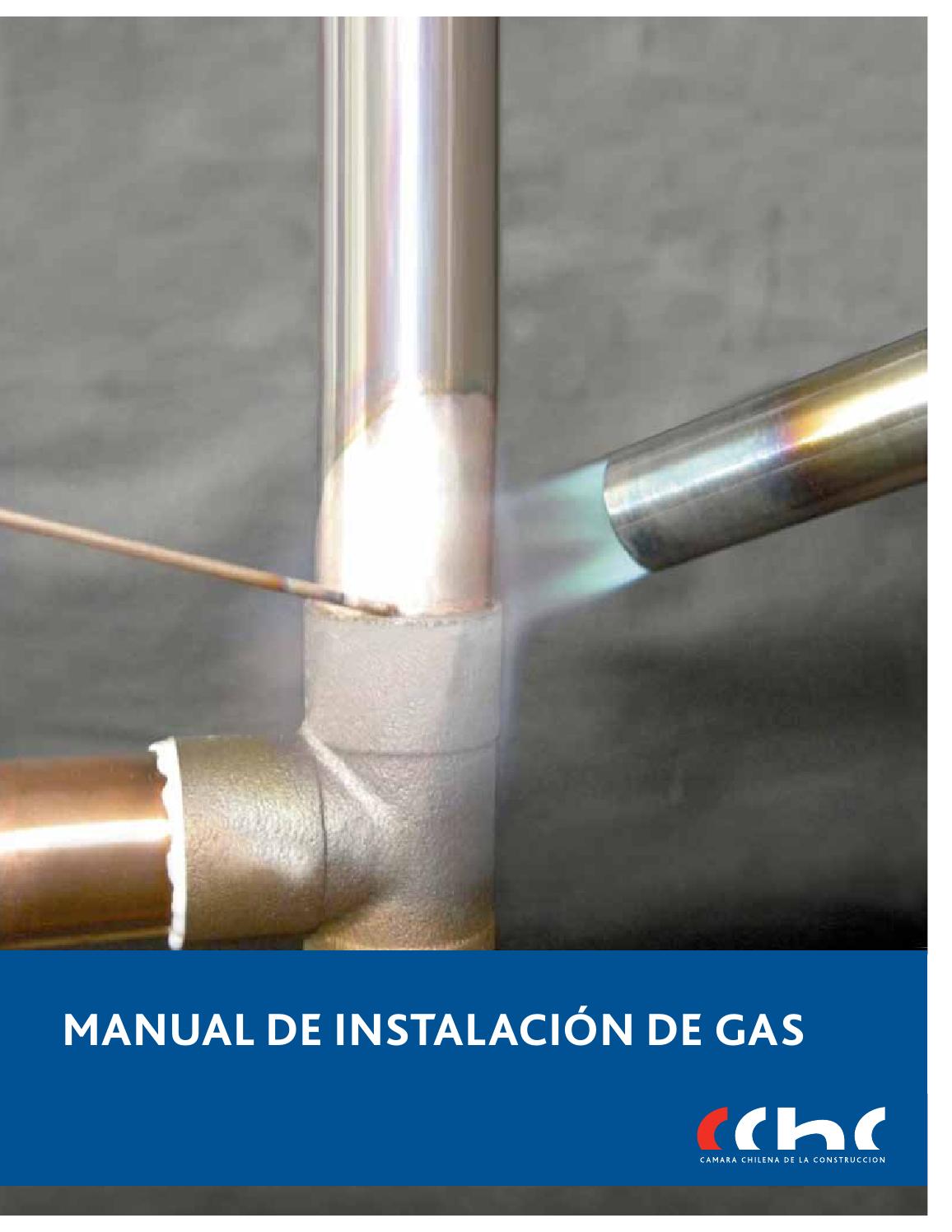Manual de Istalacion de Gas 01 CChC by Carlos Gonzalo Jiménez Fajardo Issuu
