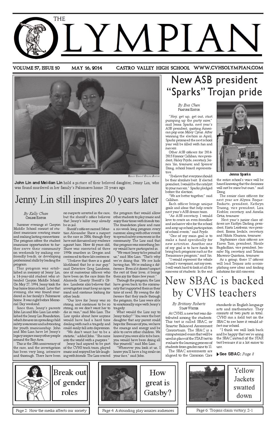 May 16, 2014 by The Castro Valley High School Olympian - Issuu