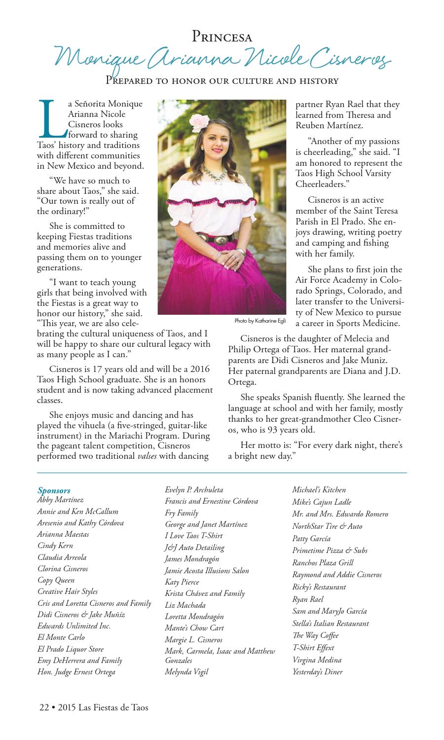 Fiesta Guide 2015 By The Taos News Issuu
