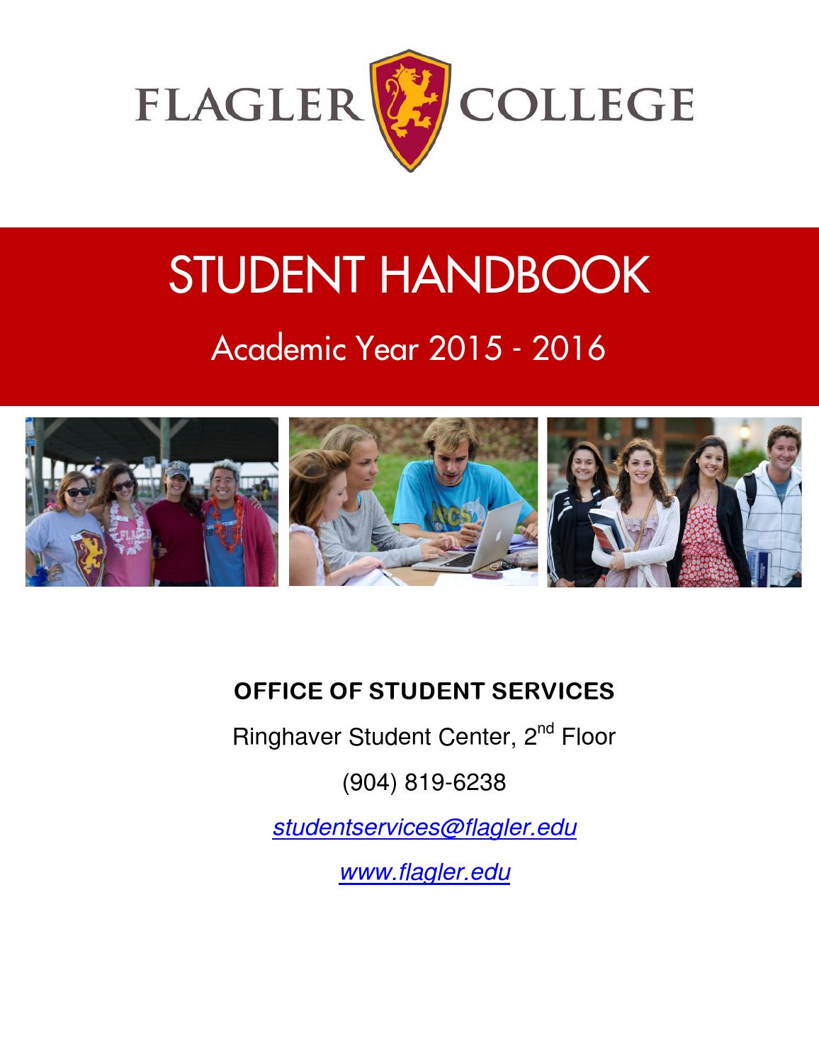 Student Handbook 2015 2016 by Flagler College Issuu