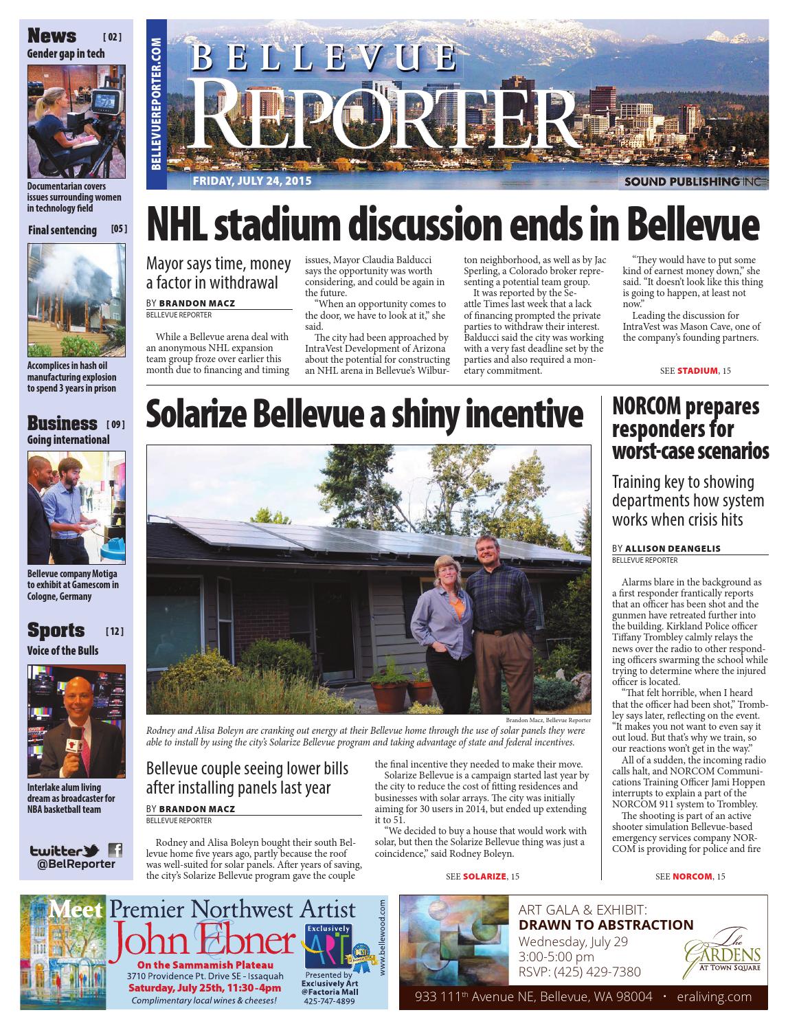 Bellevue Reporter, July 24, 2015 by Sound Publishing Issuu