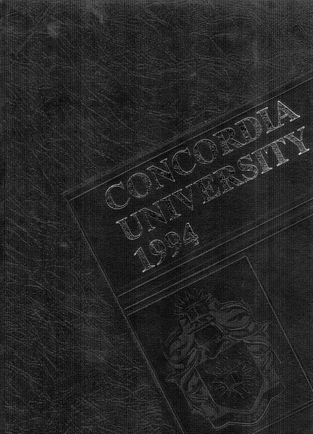 Concordia University Yearbook, 1994 by Concordia University Advancement Issuu