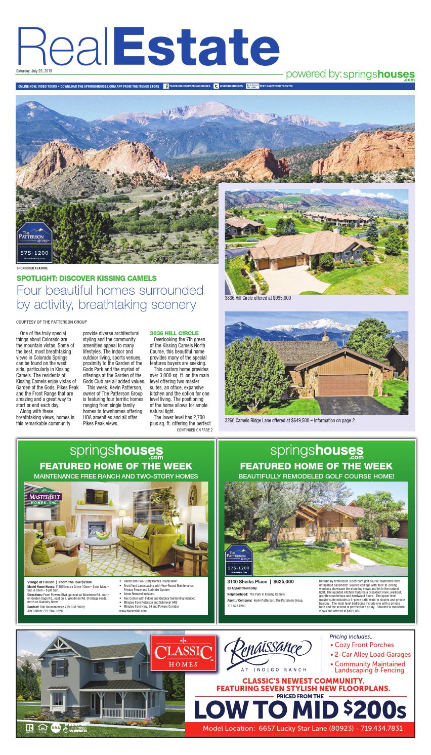 Real Estate 07/25/15 by Colorado Springs Gazette, LLC Issuu