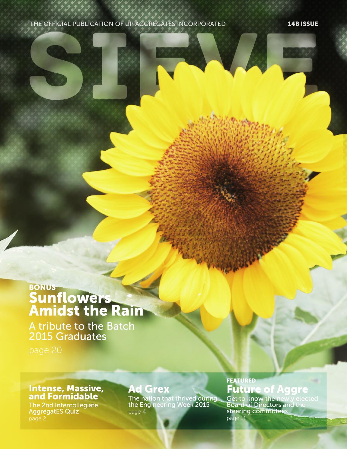 Sieve (14B Issue) by UP Aggregates, Inc. - Issuu