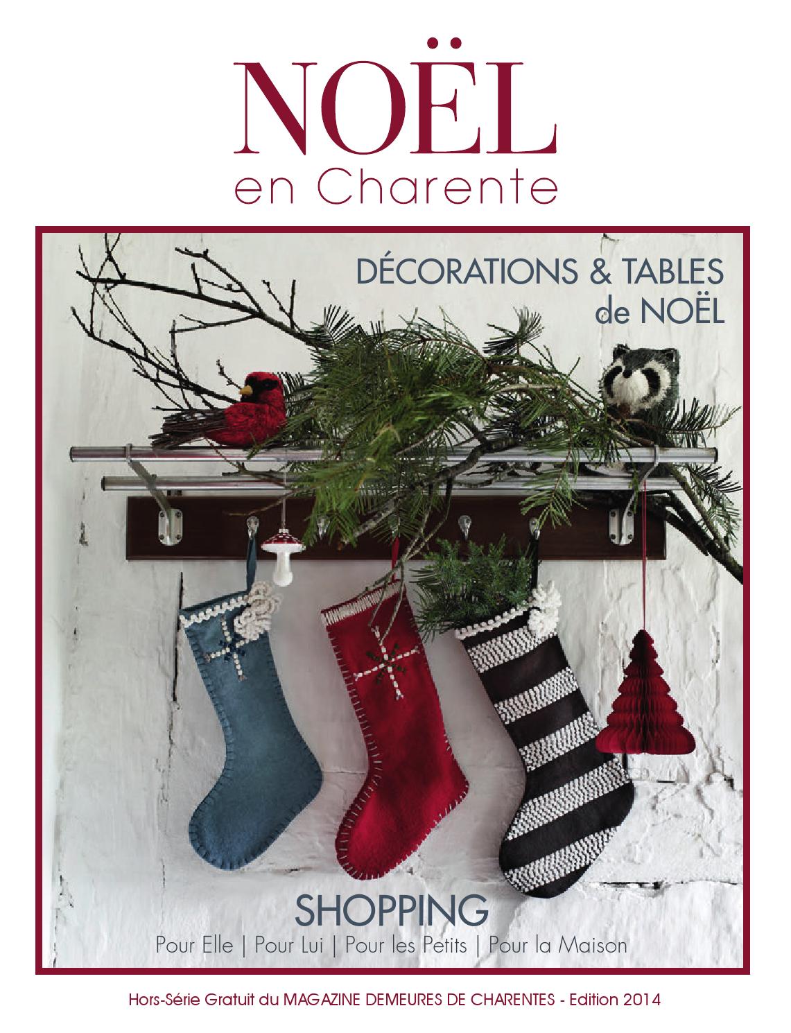 Noël en charente 2014 by MAGAZINE DEMEURES DE CHARENTES - Issuu