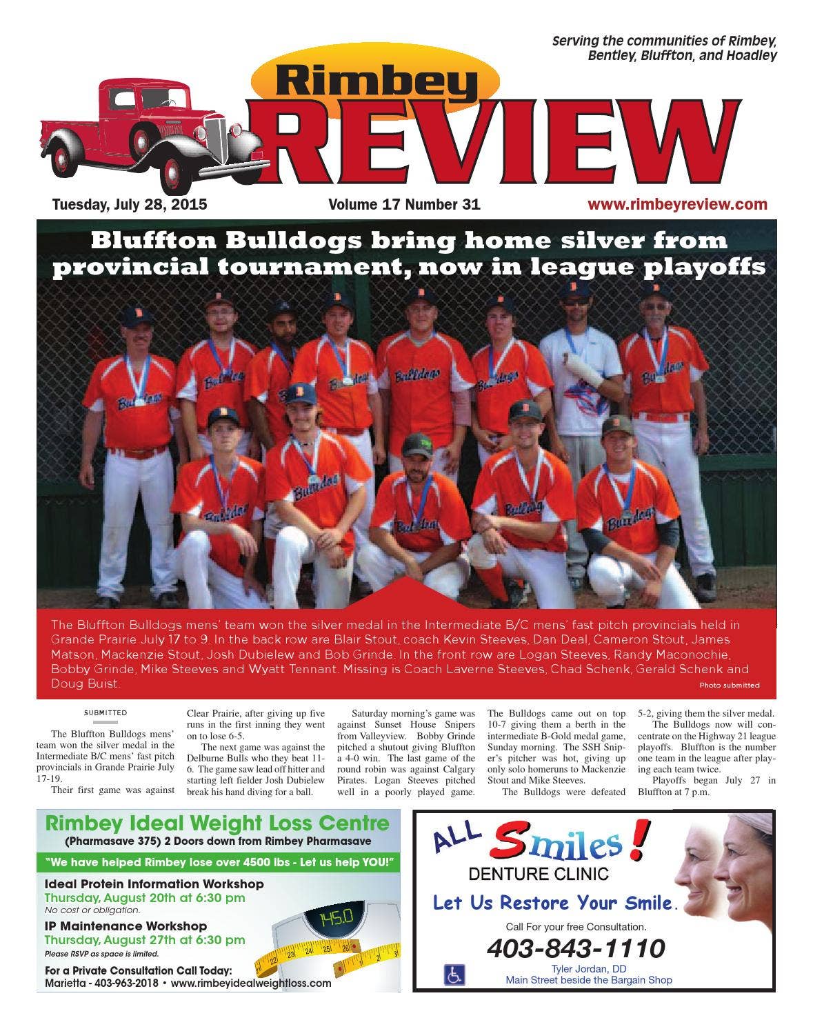 Rimbey Review, July 28, 2015 by Black Press Media Group - Issuu