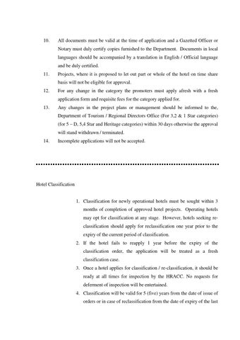 GOI 酒店 RATING CHECKLIST 第 4 页