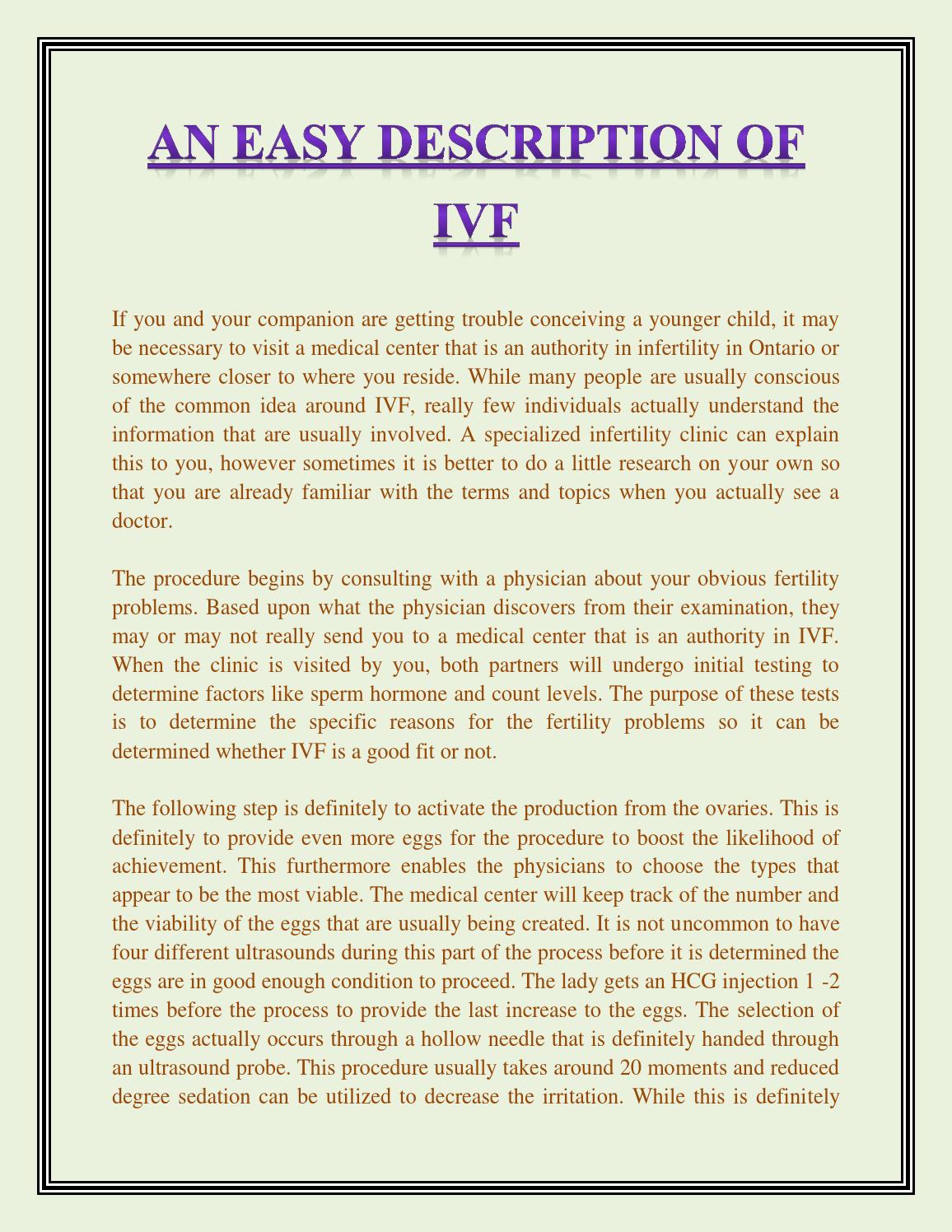 Ivf grant essay image