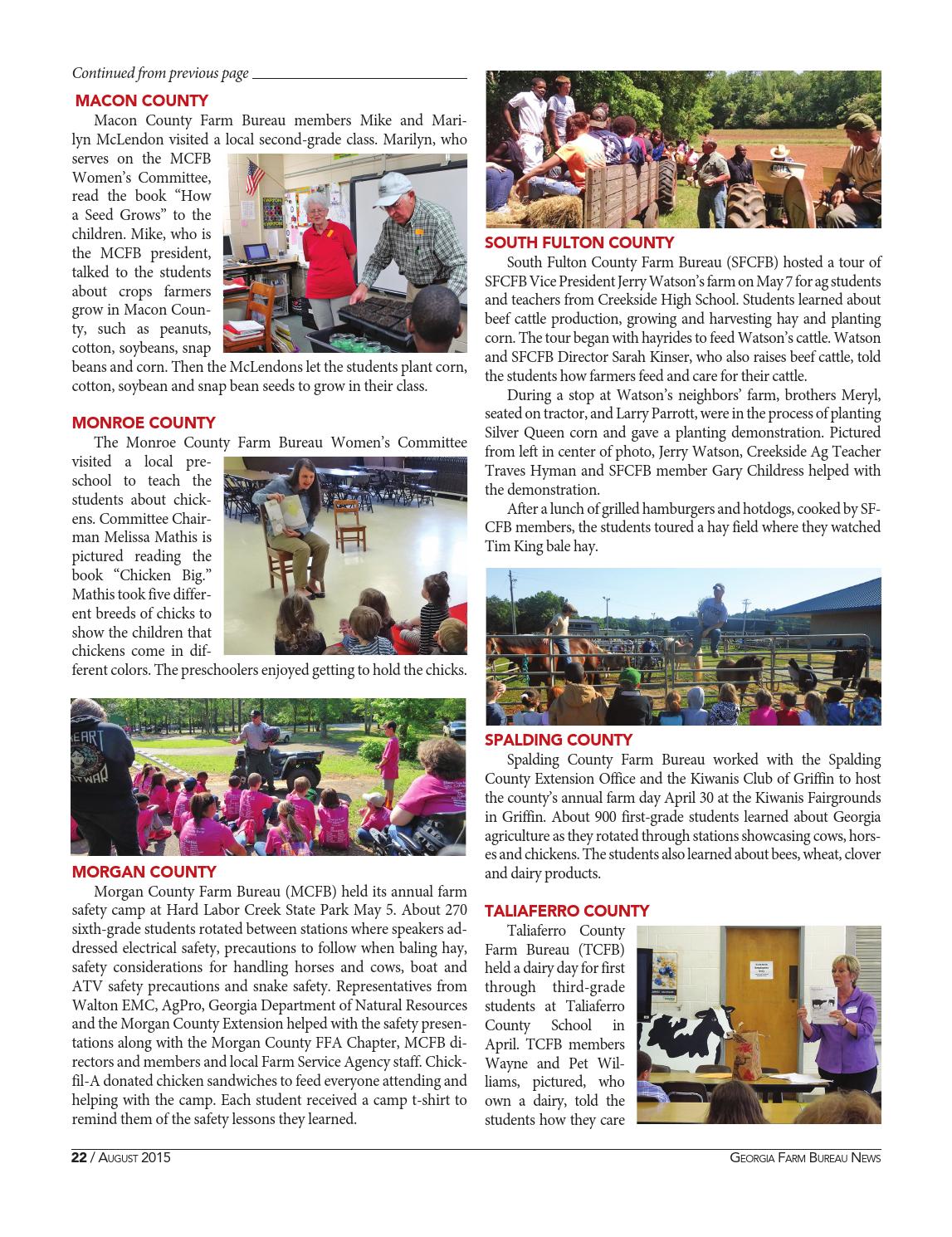 Farm Bureau News August 2015 by Farm Bureau Issuu