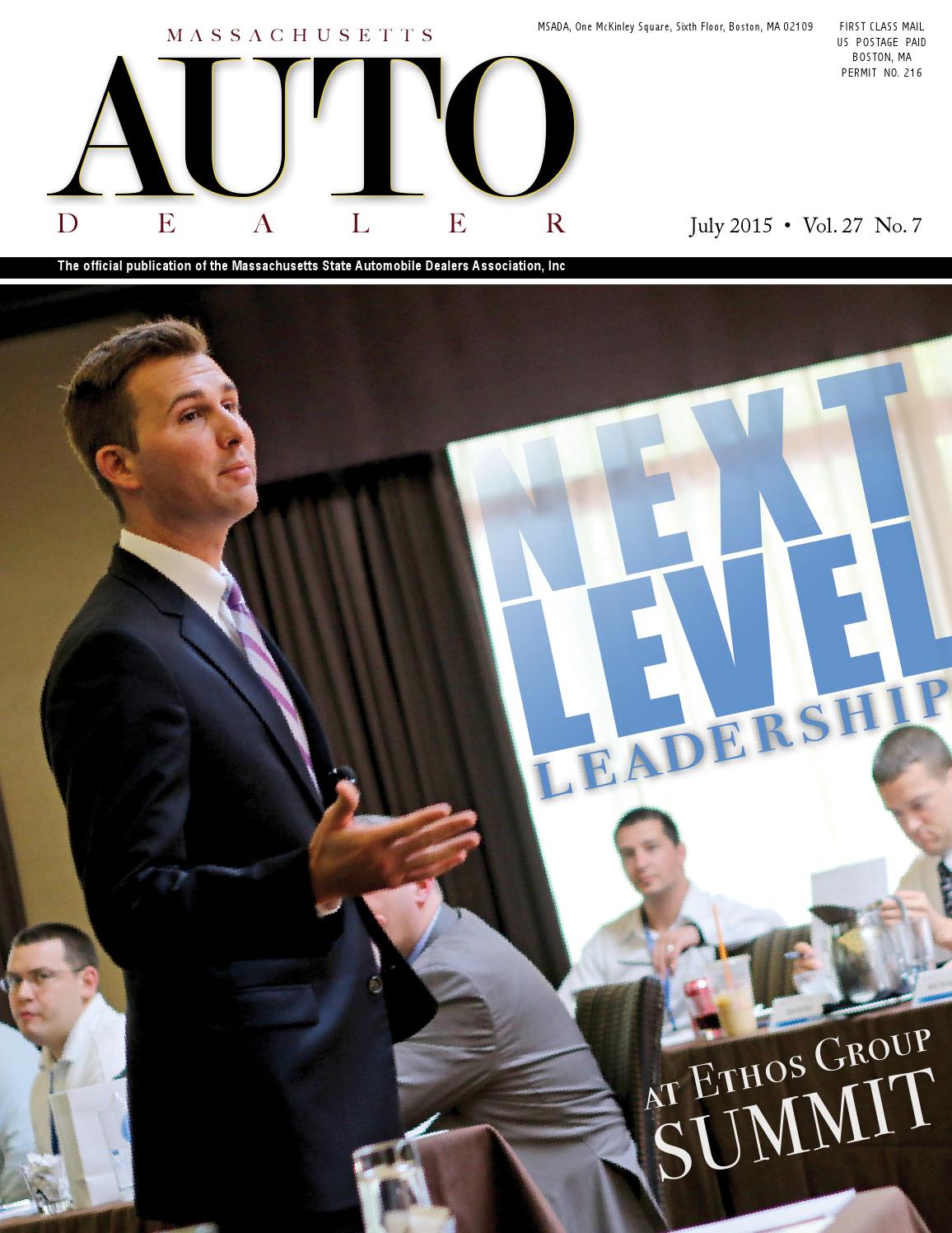 July 2015 MSADA Auto Dealer by Massachusetts State Automobile Dealers Association, Inc Issuu
