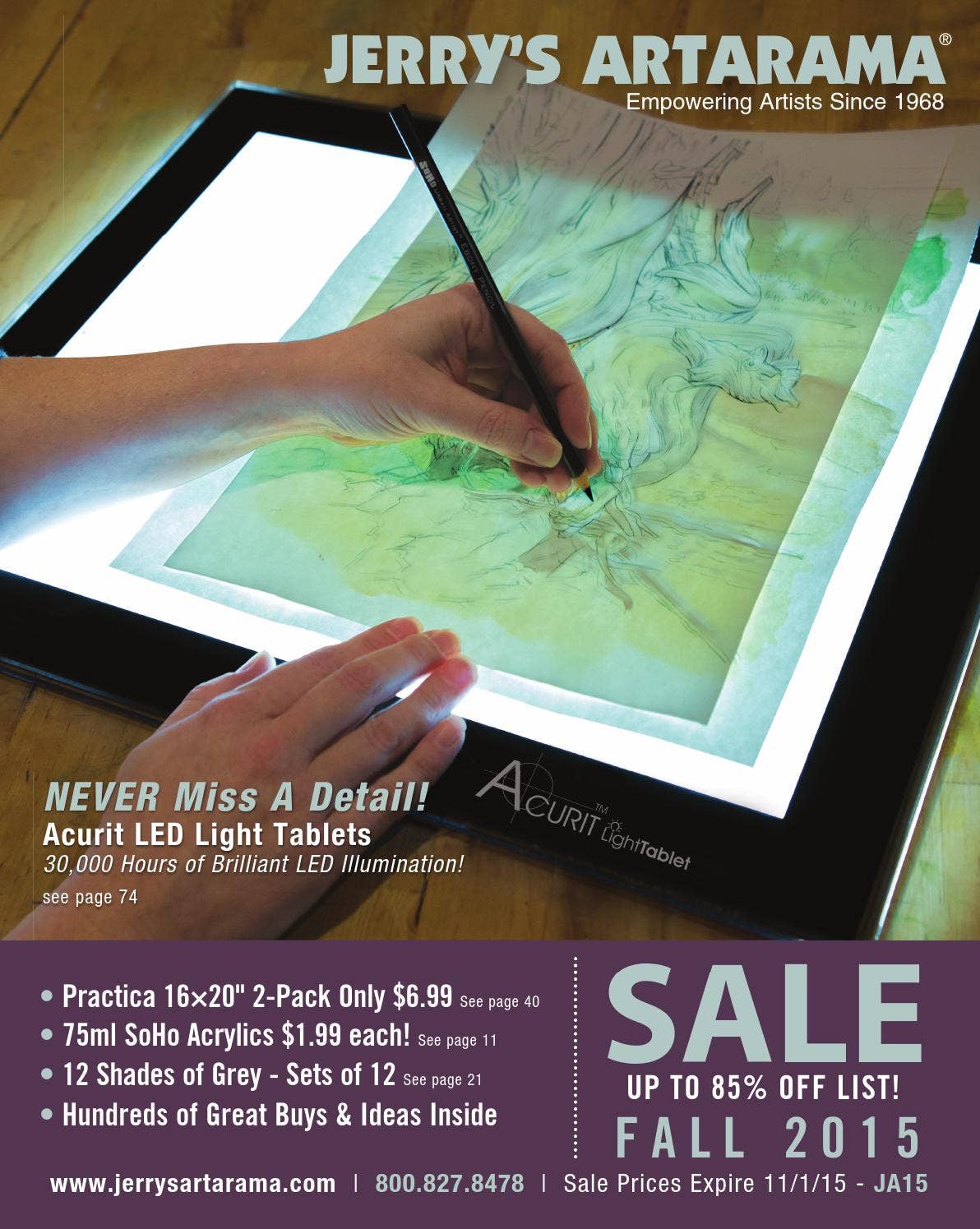 Jerry's Artarama online 2015 Back To Art Class Big Sale by Jerry's