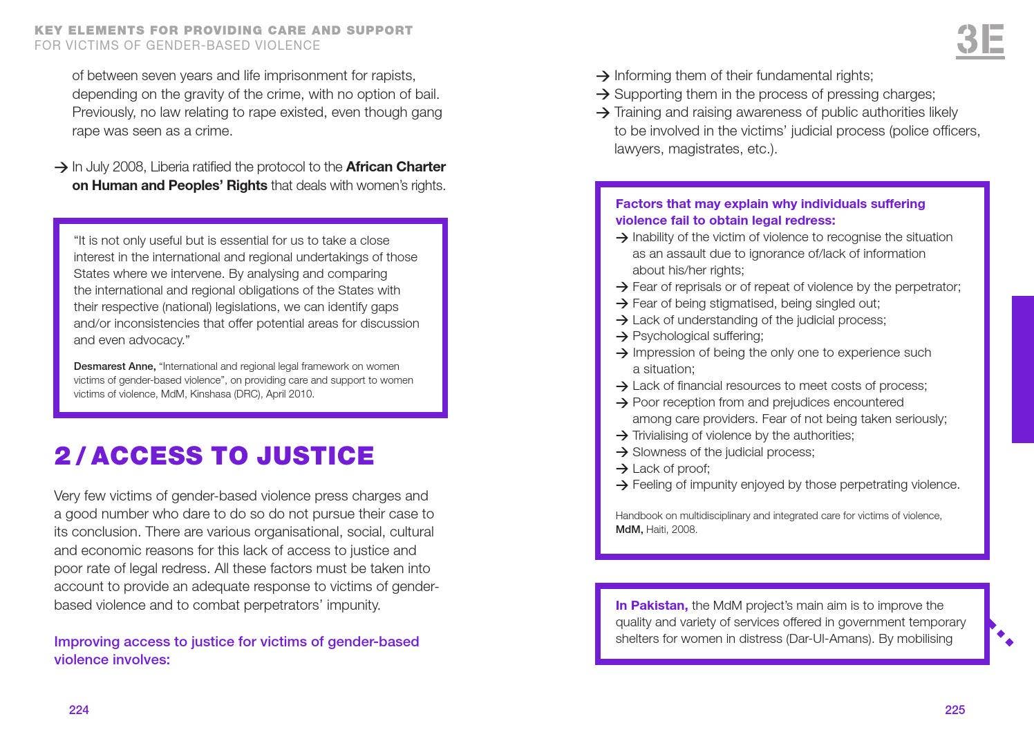 Guide gender based violence prevention and reponse : A methodological ...