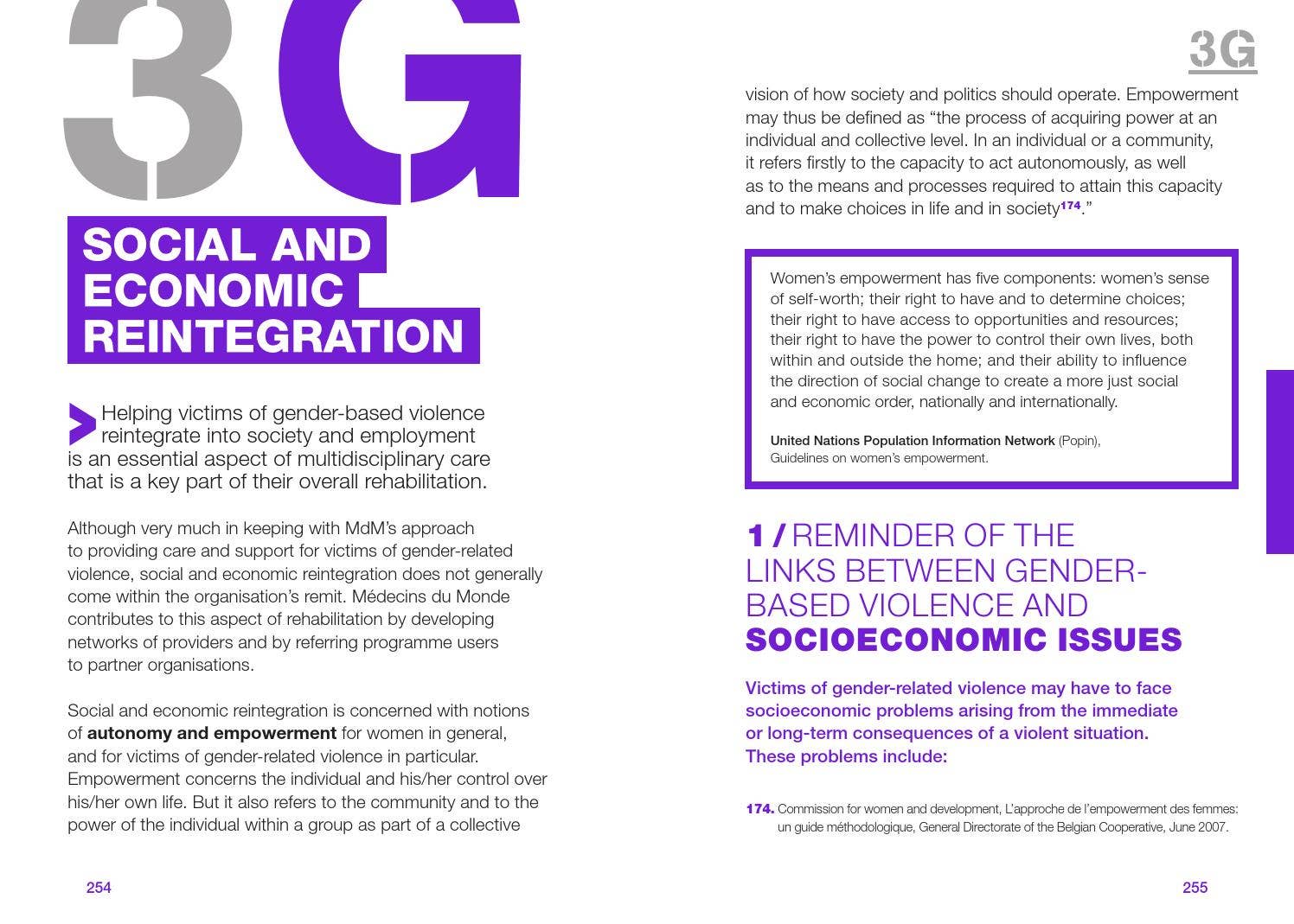 Guide gender based violence prevention and reponse : A methodological ...