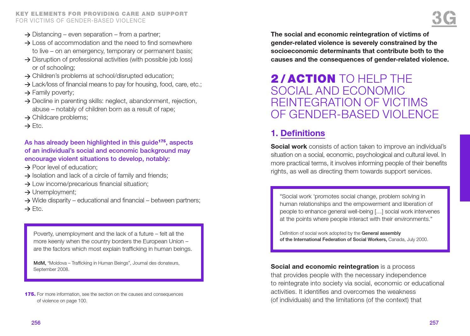 Guide gender based violence prevention and reponse : A methodological ...