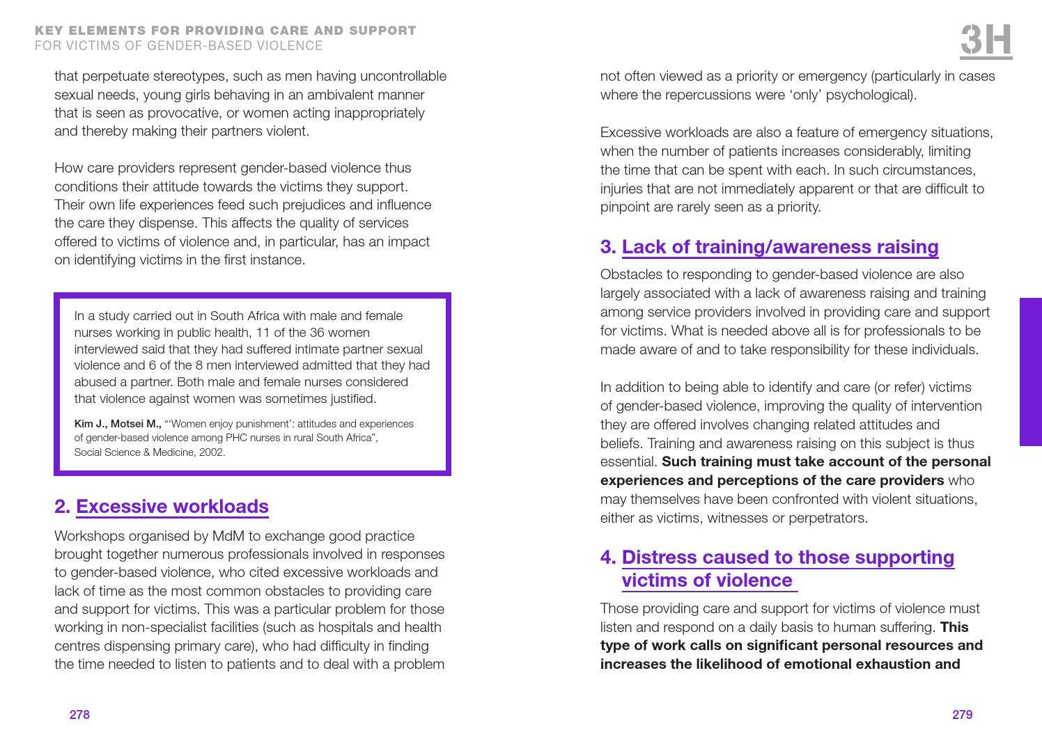 Guide gender based violence prevention and reponse : A methodological ...
