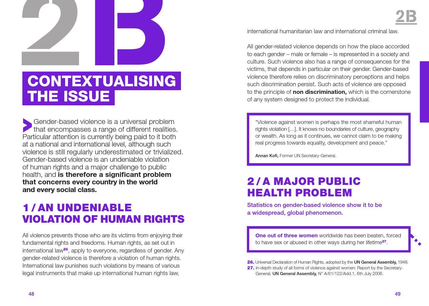 Guide gender based violence prevention and reponse : A methodological ...