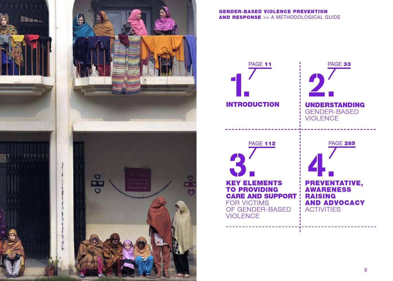 Guide gender based violence prevention and reponse : A methodological ...