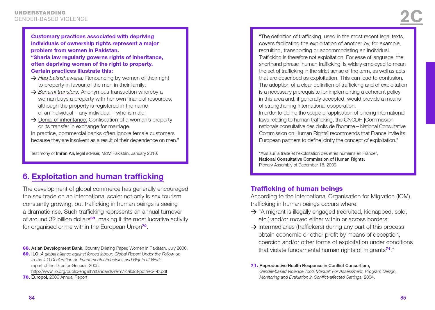 Guide gender based violence prevention and reponse : A methodological ...