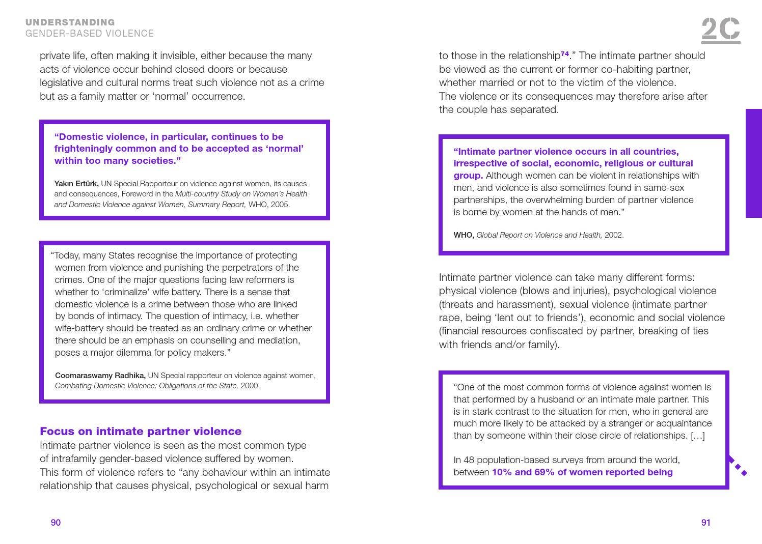 Guide gender based violence prevention and reponse : A methodological ...