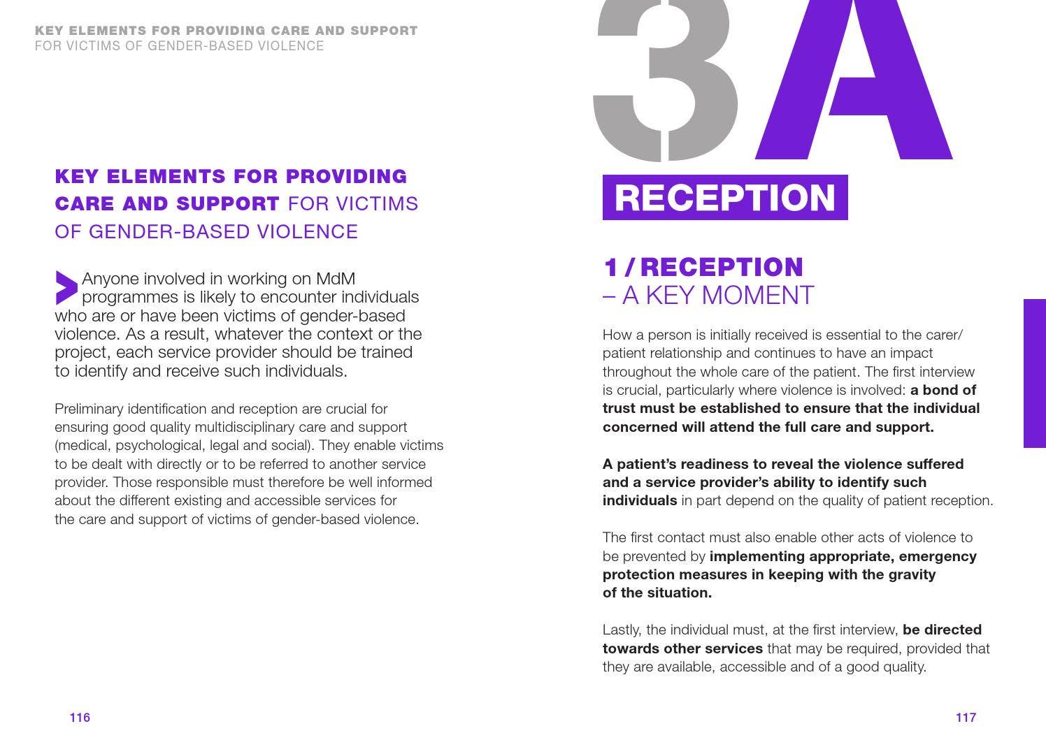 Guide gender based violence prevention and reponse : A methodological ...