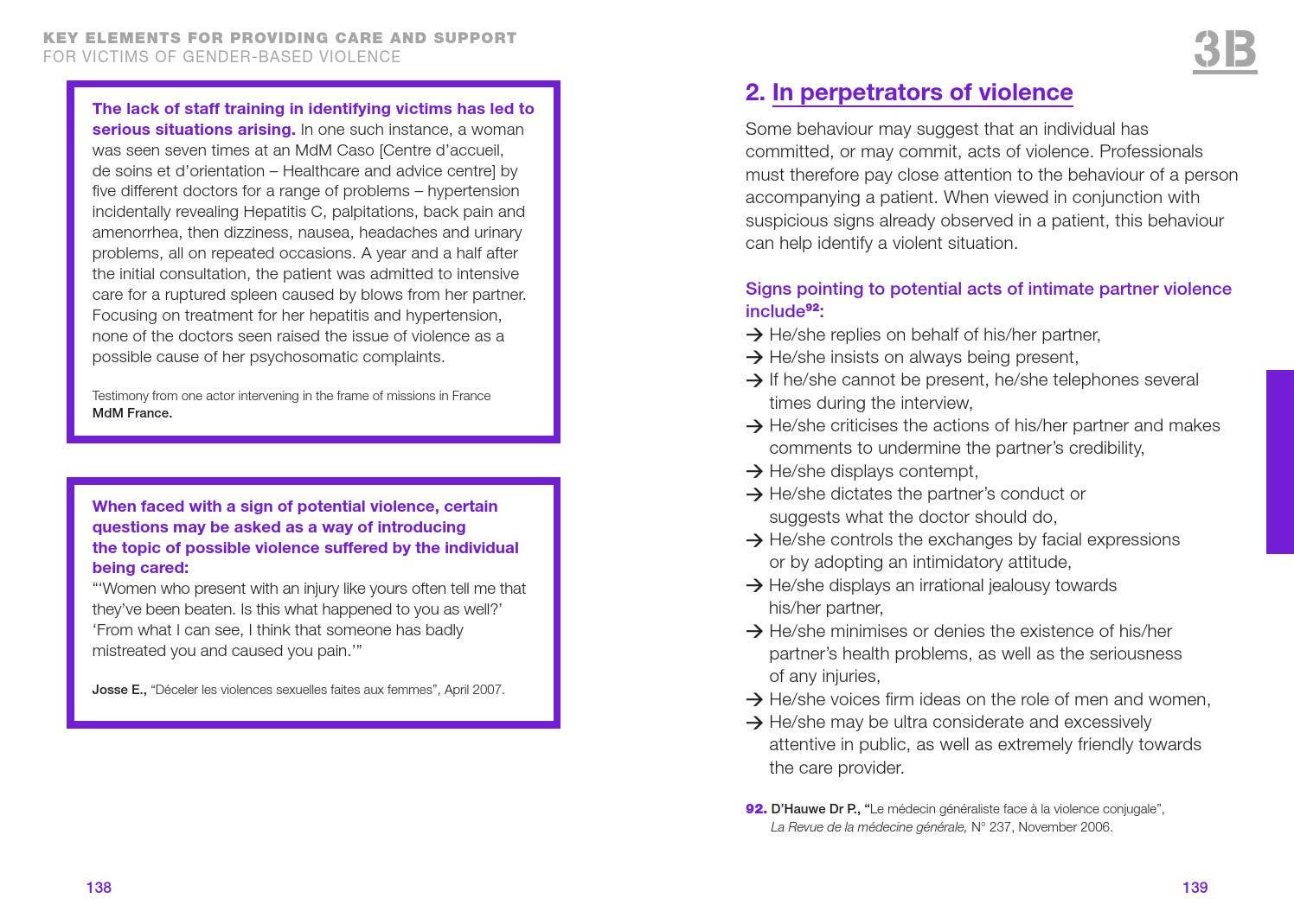 Guide gender based violence prevention and reponse : A methodological ...