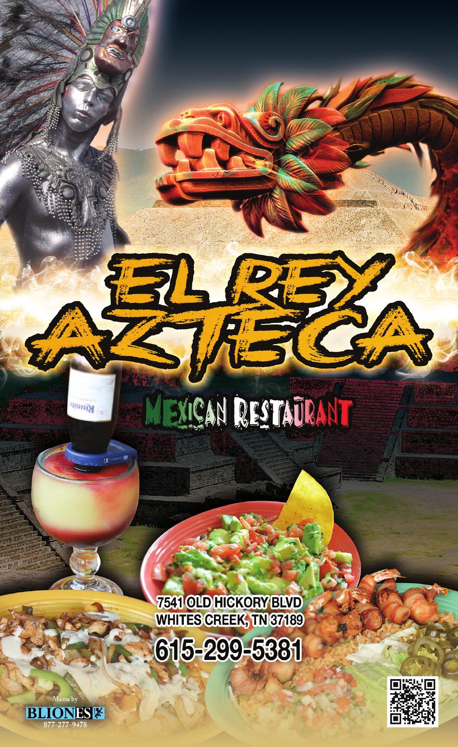 El Rey Azteca El Rey Azteca menu by: Bliones by BLIONES - Issuu