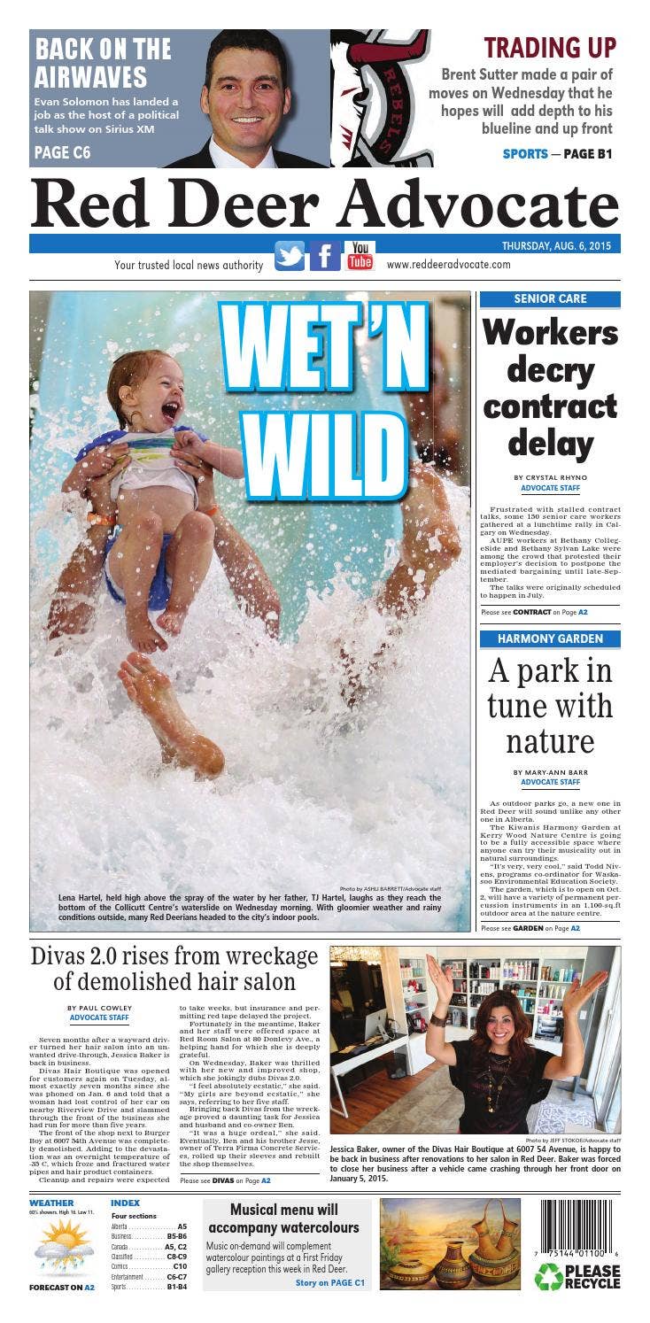 Red Deer Advocate, August 06, 2015 by Black Press Media Group - Issuu