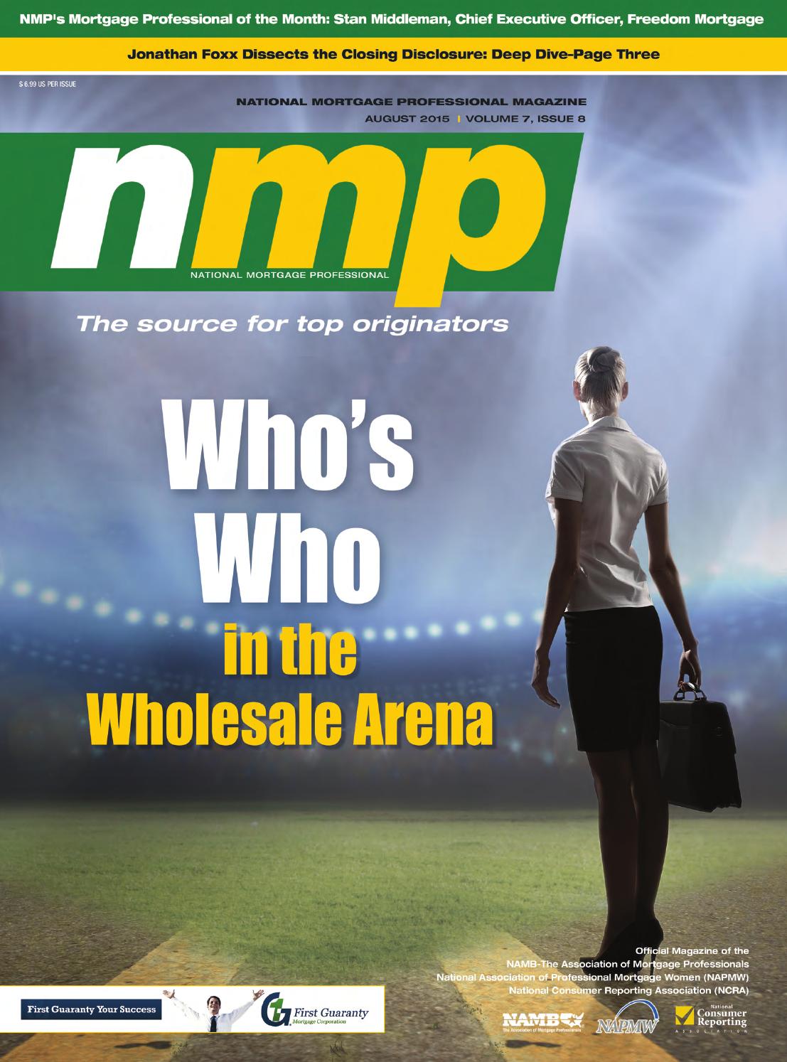 National Mortgage Professional Magazine August 2015 by United Sports