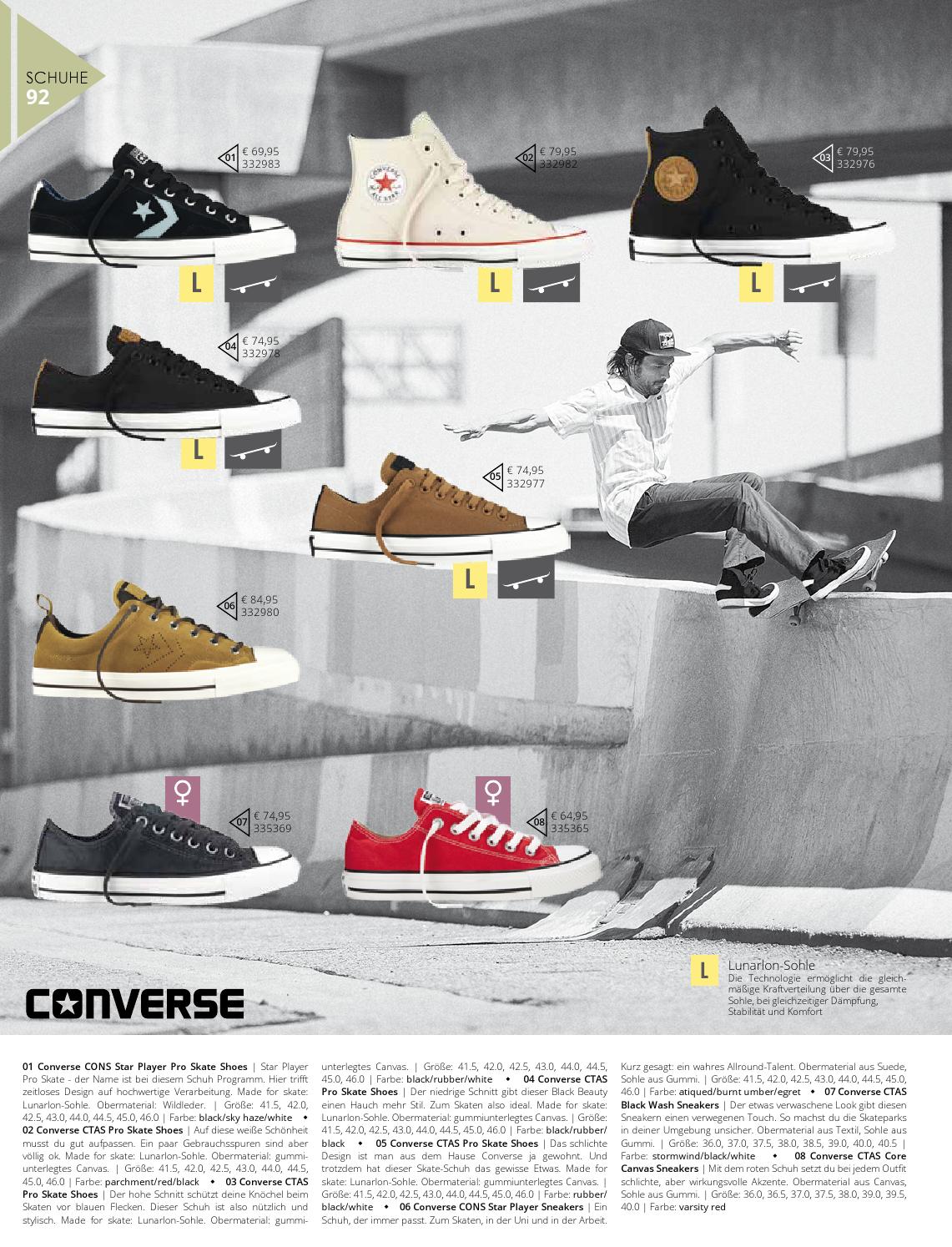 converse lunarlon sohle