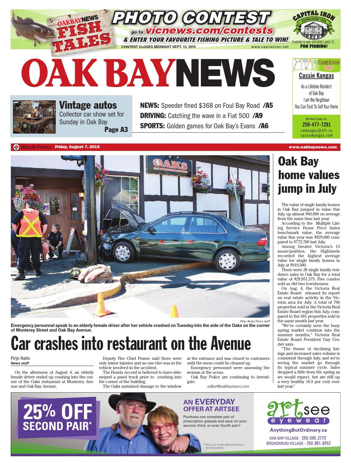 Oak Bay News, August 07, 2015 by Black Press Media Group Issuu