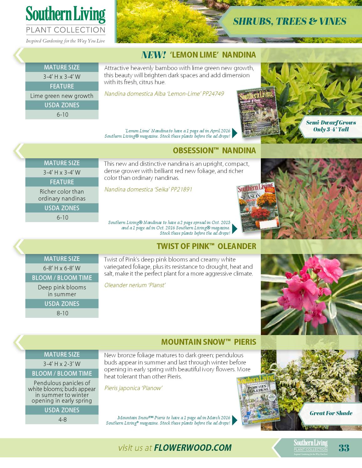 Flowerwood Nursery Catalog 2015 / 2016 by Plant Development Services
