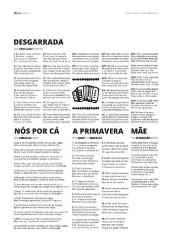 Boletim informativo da Junta 德文 Freguesia 德文 S. Cristóvão do Muro - Ed.2 第 18 页