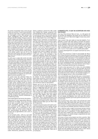 Boletim informativo da Junta 德文 Freguesia 德文 S. Cristóvão do Muro - Ed.2 第 21 页
