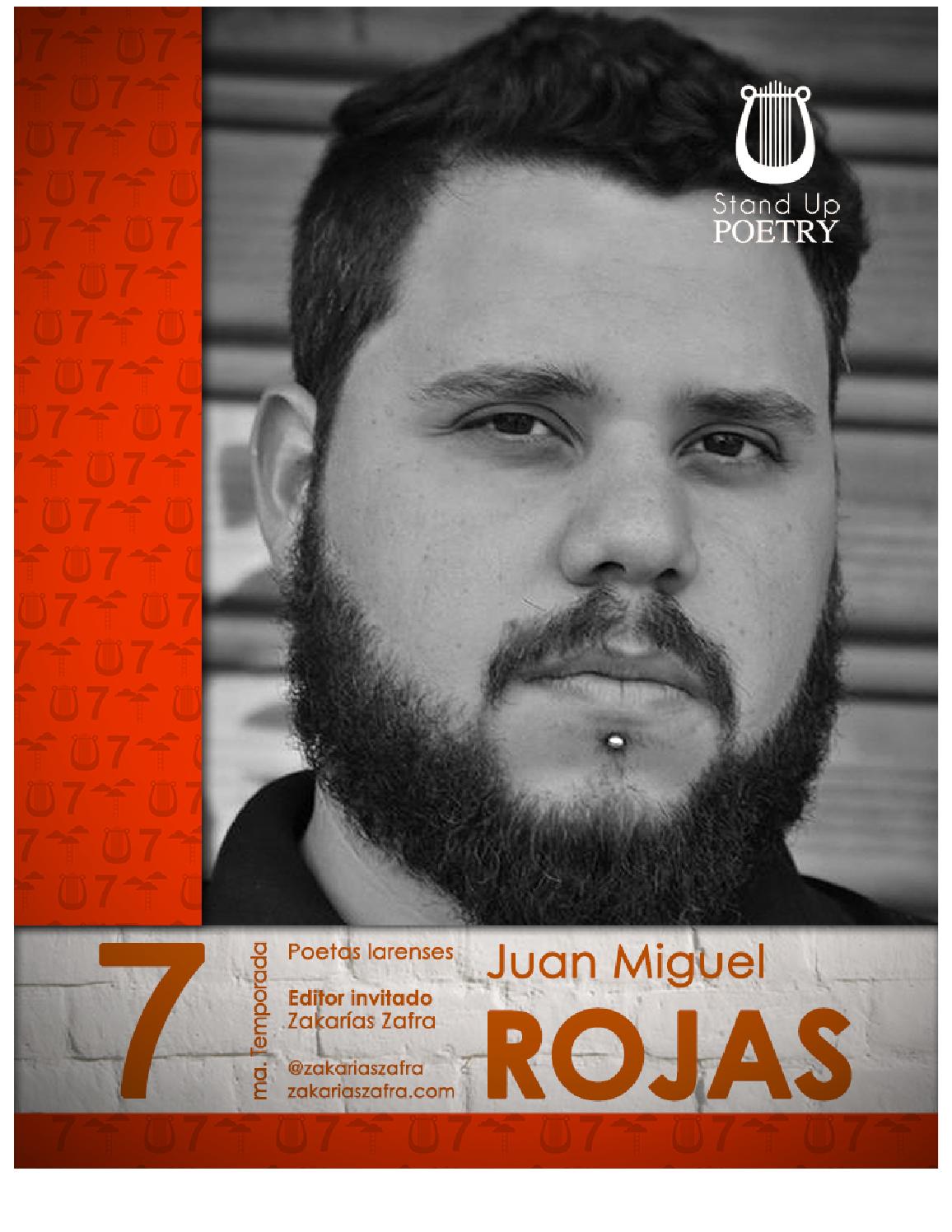 Stand Up Poetry Juan Miguel Rojas by © Stand Up Poetry Issuu