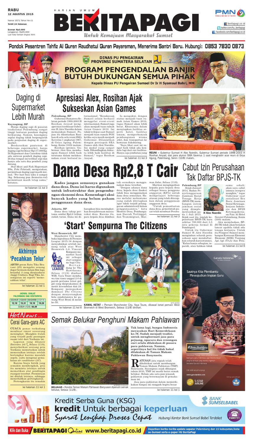 Rabu 12 Agustus 2015 By Beritapagi Issuu